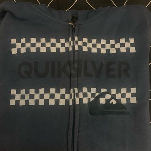 Quicksilver zip up hoodie